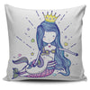 Mermaid Queen Hugging Her Unicorn Pillow Covers