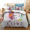 Beautiful Unicorn LOVE Bedding Set - Well Pick Review