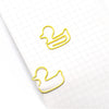 20pcs/box Cute Duck Paperclips