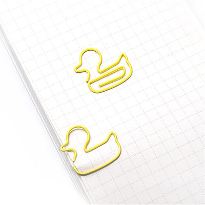 20pcs/box Cute Duck Paperclips