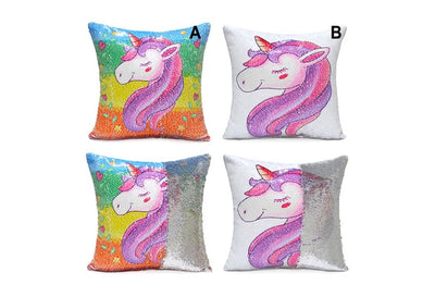 Unicorn Lady™ Sequins Pillow Cover