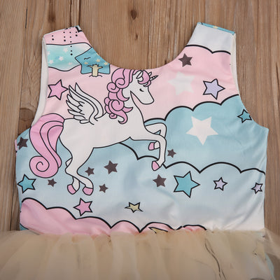 Kids Unicorn Tutu Dress Romper