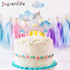 Rainbow Unicorn Birthday Party Cake Topper