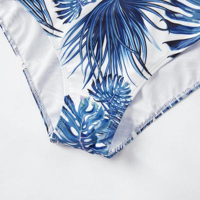 Blue Leaf Family Matching Swimsuit - Well Pick Review