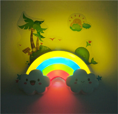 Rainbow Shape Sound Sensitive Bed Lamp