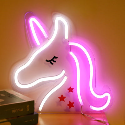Majestic Unicorn Neon Light