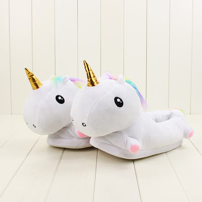 Kids Magical Unicorn Glowing Slippers