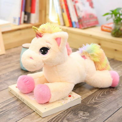 Big Rainbow Fluffy Unicorn Plush Toy - Well Pick Review