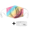 Colorful Unicorn Mask with 7pcs Filter