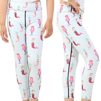 18 Styles Unicorn Mermaid Flamingo Colorful Kids Leggings - Well Pick Review