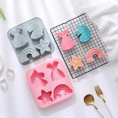 Unicorn & Mermaid Rainbow Silicone Mold