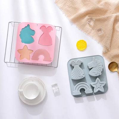 Unicorn & Mermaid Rainbow Silicone Mold