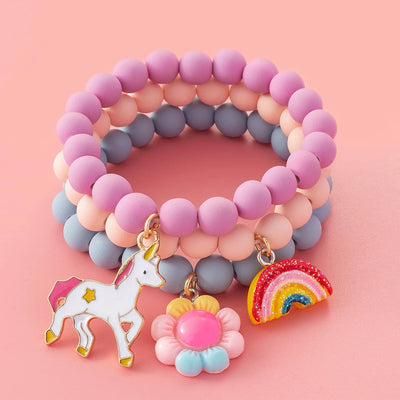 Colorful Candy Color Kids Bracelet Set