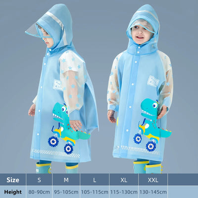 Kids Raincoat (Dinosaur Unicorn Rabbit)