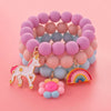 Colorful Candy Color Kids Bracelet Set