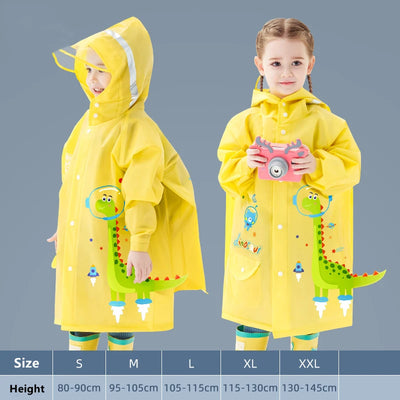 Kids Raincoat (Dinosaur Unicorn Rabbit)