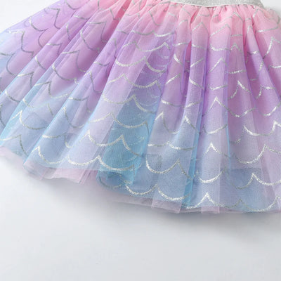 Mermaid Print Girl Skirt