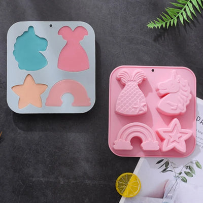 Unicorn & Mermaid Rainbow Silicone Mold