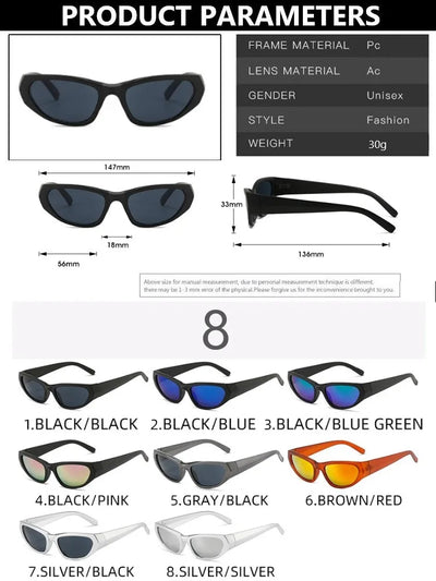 Y3K Futuristic Sunglasses