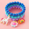 Colorful Candy Color Kids Bracelet Set