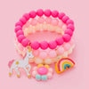 Colorful Candy Color Kids Bracelet Set