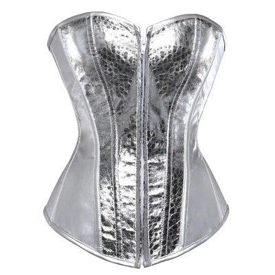 Metallic Shinning Corset Top