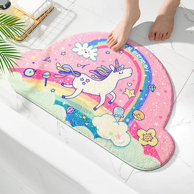 Fantastic Unicorn Series Soft Carpet