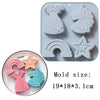 Unicorn & Mermaid Rainbow Silicone Mold