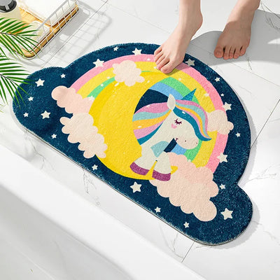 Fantastic Unicorn Series Soft Carpet