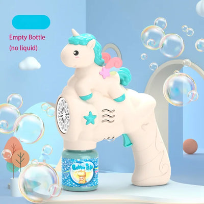 Unicorn Soap Bubble Machine Gun