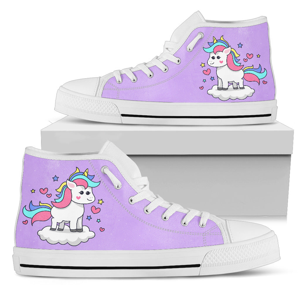 High top sale unicorn shoes