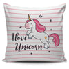 I Love Unicorn Pillow Covers