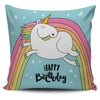 Rainbow Chubby Unicorn Pillow Covers