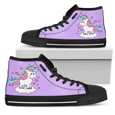 Sparkling Unicorn High-Top Shoes