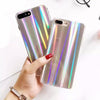 Glossy Hologram Rainbow Soft iPhone Case