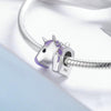 Unicorn Silver Bead Charm