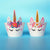Cute Unicorn Cupcake Wrapper Set