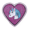 Unicorn Heart Reversible Patch Sew
