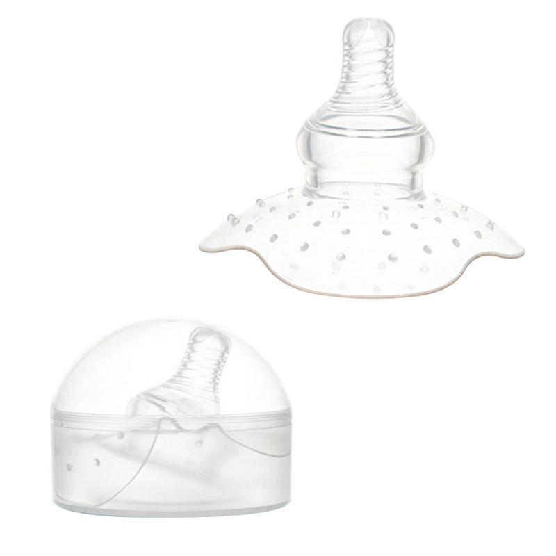 2Pcs/set Silicone Nipple Protector Nursing Cover Breastfeeding Nipple-shield