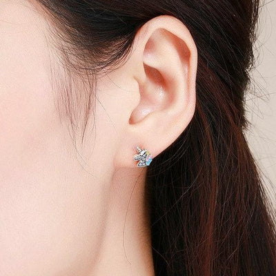 Elegant Dazzling Unicorn Earrings