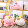Fat Unicorn Pillow With Blanket Inside