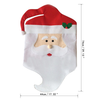 Lovely Mr & Mrs Santa Claus Chair Cover - FREE SHIPPING