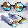 Retro Round Kaleidoscope Sunglasses