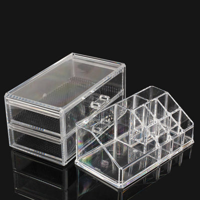 New Portable Transparent Acrylic Cosmetic Organizer