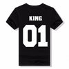 King Queen Cotton Couple Tee