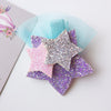 Handmade Glitter Cute Unicorn Star Hair Clip