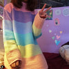 Pastel Knitted Oversize Sweater