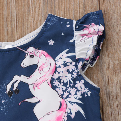 Unicorn Baby Girls Dress