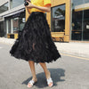 Summer Tulle Tassel Skirt