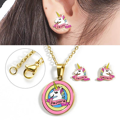 Colorful Unicorn Jewelry Set - Well Pick Review